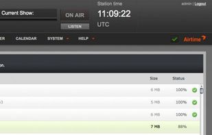 Sourcefabric Airtime screenshot 2