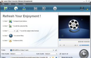 Leawo Video Converter screenshot 1
