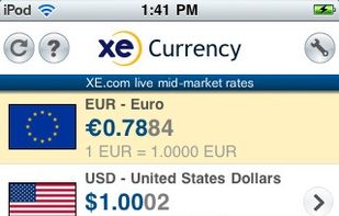 XE.com screenshot 1