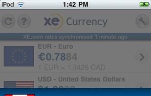 XE.com screenshot 3