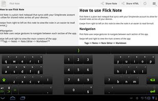Flick Note screenshot 1