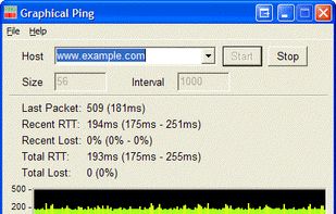Graphical Ping screenshot 1