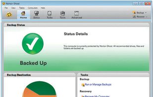 Norton Ghost screenshot 1