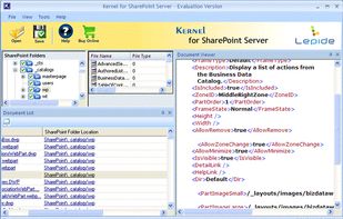 Kernel for SharePoint Server screenshot 1