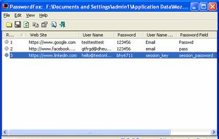 PasswordFox screenshot 1