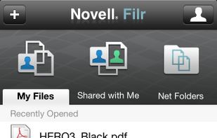 Novell Filr screenshot 1