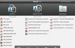 Novell Filr screenshot 3
