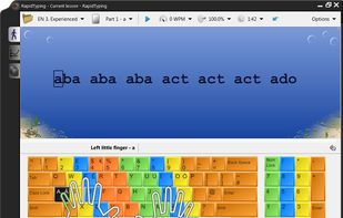 Pic 2. Typing test for advanced