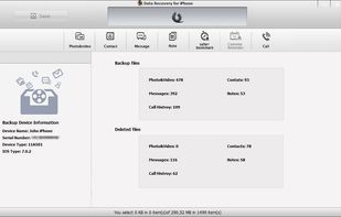 Data Recovery for iPhone screenshot 1