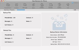 Data Recovery for iPhone screenshot 1