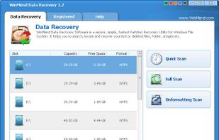 WinMend Data Recovery screenshot 1