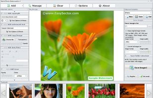 Batch Photo Watermarker screenshot 1