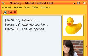 * Mercury 1.9 RC * Global background: orange * Substance window decorations enabled