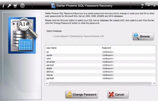 Stellar Phoenix SQL Password Recovery screenshot 1
