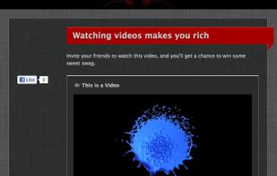 Example Video Sweepstakes Promotion 