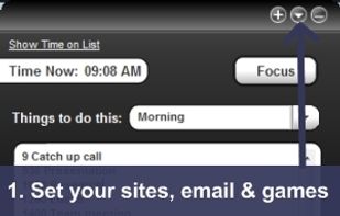 Set your addictive sites, apps and games