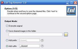 Exif Tag Remover screenshot 1