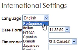 Multiple Language & International Settings