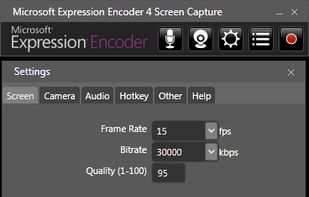 Microsoft Expression Encoder screenshot 1