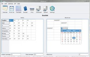 qOrganizer screenshot 2