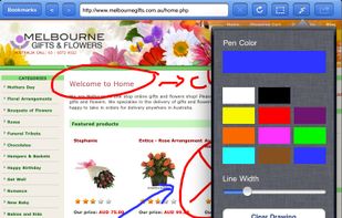 Choose different pen color