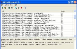MP3val-frontend, a native Windows GUI frontend for MP3val
