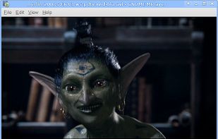 Gnome MPlayer playing a movie