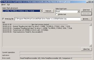 USB Flash Drive Tester screenshot 1