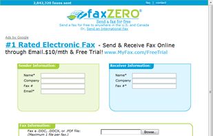 faxZero screenshot 1