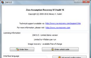 Zero Assumption Recovery screenshot 1