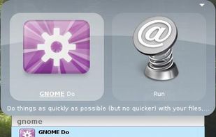 Gnome Do screenshot 1