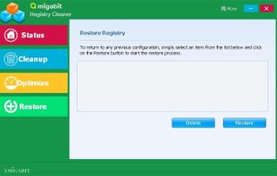 Amigabit Registry Cleaner screenshot 3