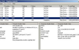 Request history view