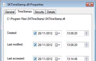 Property display when only one file is selected.