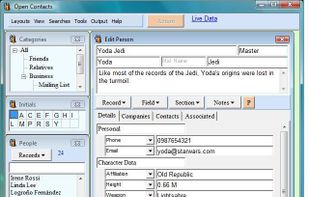 Open Contacts screenshot 1