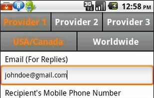Free SMS screenshot 1