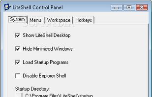 Liteshell screenshot 1