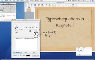 LaTeXiT screenshot 1