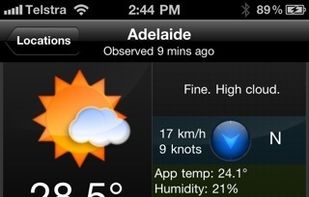 Current and 3 day forcast