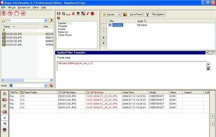 Renaming digital pictures file names according to date stored in the JPEG EXIF tag.
