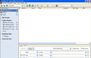 EndNote screenshot 1