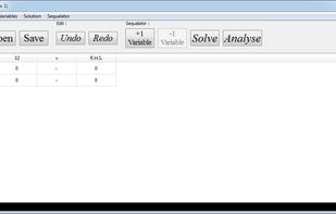 Sequalator main window.
