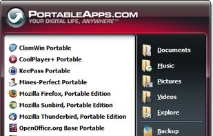 PortableApps.com screenshot 1