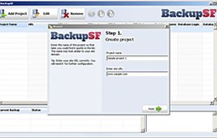 BackupSF screenshot 1