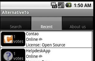 AlternativeTo Android Client screenshot 1