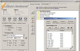 Preset Manager & Settings
