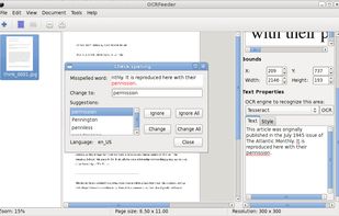 OCRFeeder screenshot 3