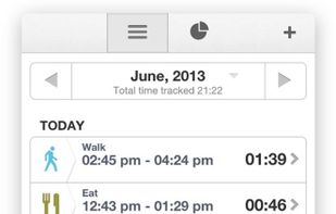 aTimeLogger screenshot 1