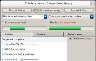 Nana C++ Library screenshot 1