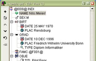GenealogyJ screenshot 1